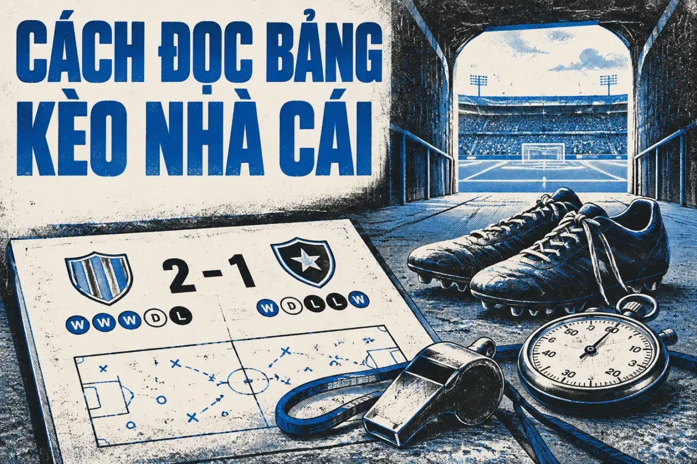 Bảng kèo nhà cái chính là bảng hiển thị các tỷ lệ cược mà nhà cái đưa ra cho từng trận đấu bóng đá - cách đọc bảng kèo nhà